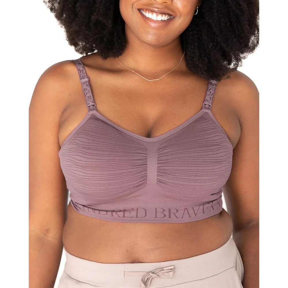 Kindred Bravely Sublime Hands-Free Pumping Nursing Bra Size Large Twilight NEW!